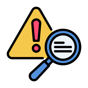 Identification, Exclamation Mark, Warning, Alert, Risk icon