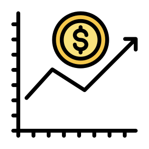 Inflation, Economy, Increase, Profit, Money icon
