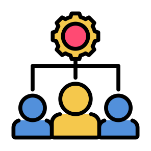 Management, Worker, Team Management, Roles, User  icon