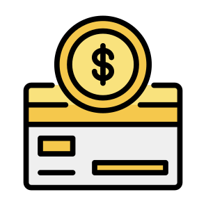 Card, Coin, Cash, Credit Card, Debit Card, Pay Card, Payment Method icon