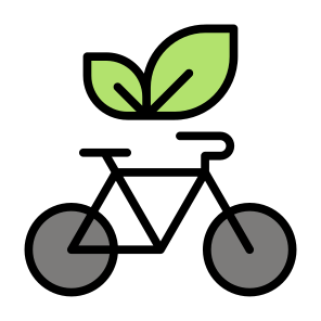 Eco Bike, Go Green, Bicycle, Eco Friendly, Ecology, Transportation, Eco, Bike icon