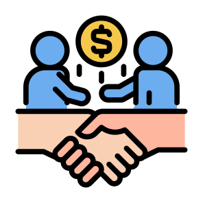 Acquisition, Procurement, Buyout, Merger, Takeover, Purchase icon