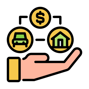 Assets, Holdings, Property, Investments, Valuables, Resource icon
