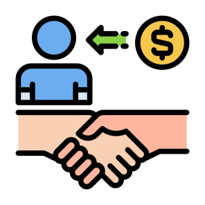 Brokerage, Mediation, Agent, Intermediary, Facilitation icon