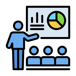 Business, Presentation, Briefing, Explaining, Overview icon