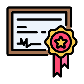 Certificate, Graduation, Diploma, Certification, College icon