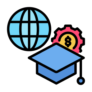 Scholarship, Money, Global, Learning, Study icon