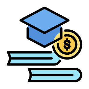 Tuition, Book, Money, Study, Cost icon