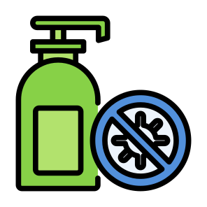 Antiseptic, Antibacterial, Hydroalcoholic, Bottle, Hand Sanitizer   icon