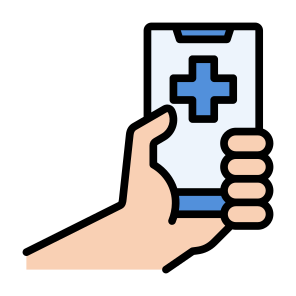 Medical App, App, Registration, Health Check, Healthcare, Medical, Mobile Phone icon