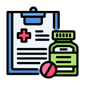 Medical Prescription, Pills, Prescribe, Medicine, Checkup  icon