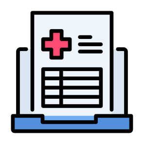 Medical Record, Electronics, Medical History, Medical Record, Medical Prescription icon
