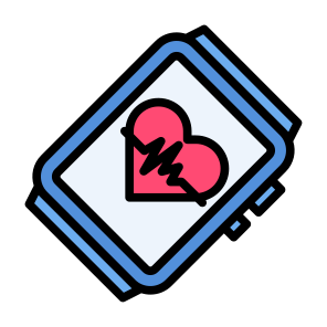 Smartwatch, Wearable, Electronics, Heart Rate, Watch, Health, Technology  icon