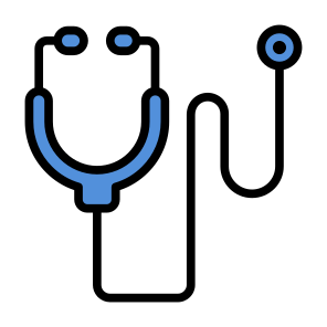 Stethoscope, Medical Tool, Medical Equipment, Physician, Phonendoscope  icon