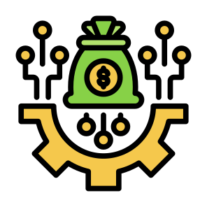 Asset Management, Money, Finance, Fund, Money Bag icon