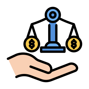 Balance, Scale, Equality, Economy, Money icon
