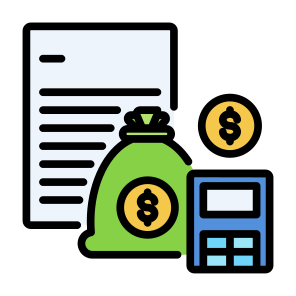 Financial,  Accounting, Planning, Cost, Expense icon