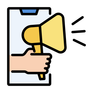 Marketing, Online Marketing, Megaphone, Campaign, Promotion icon
