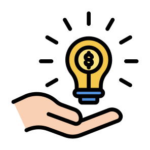Money Management, Money, Idea, Solution, Idea icon