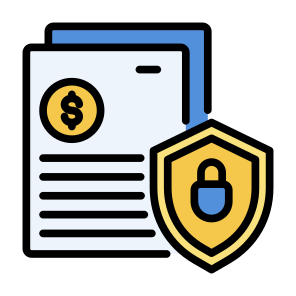 Security, Document, Secure, Invoice, Income Statement icon