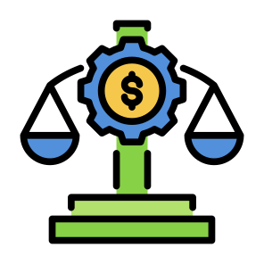 Balance Scale, Money, Justice, Justice, Regulatory icon