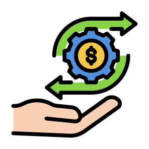 Money Management, Money, Finance, Management, Flow  icon