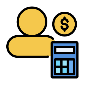 Accountant, Accounting, Financial, Business, Professions And Jobs  icon