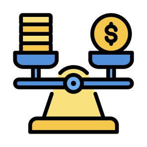 Balance, Money, Scales, Finance, Budget  icon