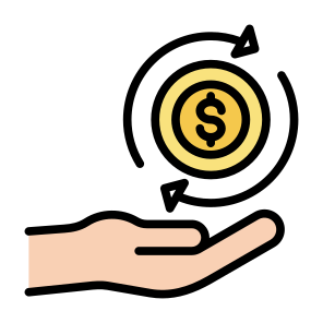 Cash Flow, Money, Economy, Payment, Refund  icon