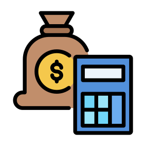 Cost, Budget, Calculator, Money, Expenses  icon