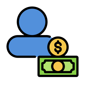 Investors, Buyer, Venture, Accountant, Money icon