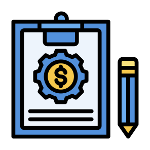 Management, Budget, Report, Clipboard, Money  icon