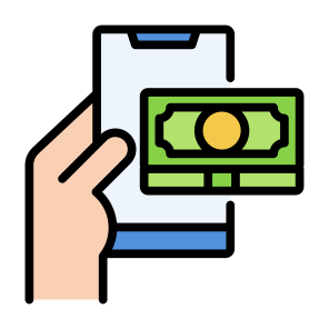 Online Payment, Digital Money, Transaction, Banking, Payment  icon