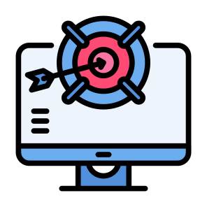 Marketing Target, Marketing, Target, Online, Promotion, Advertising icon