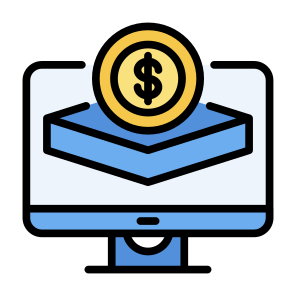 Online Banking, Online, Banking, Electronic Banking, Finance, Money icon