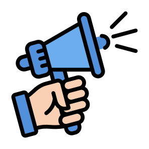 Promotion, Bullhorn, Communication, Marketing, Announcement, Digital Marketing icon