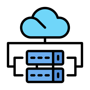 Server Storage, Cloud Server, Cloud, Storage, Server, Network icon
