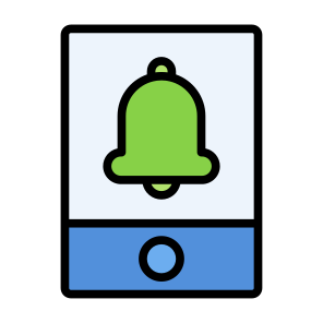 Bell, Electronics, Intercom, Smart House, Video Doorbell, Sensor, Wireless icon