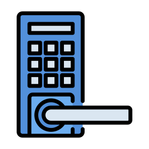 Smart Door, Door, Lock, Electronics, Smart Home, Smart Lock, Hendle icon