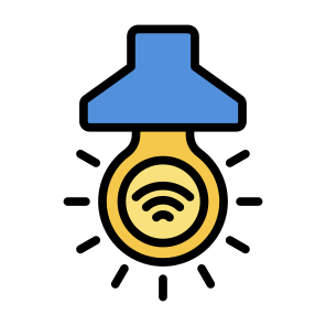 Smart Light, Technology, Light, Lamp, Sensor, Wireless,  Smart Home icon