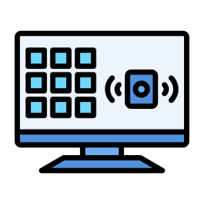 Smart Tv, Led, Television, Screen, Tv, Sensor, Wireless icon