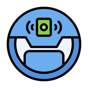 Vacuum Cleaner, Wireless, Electronics, Cleaner, Robotic, Machine, Sensor, Wireless icon