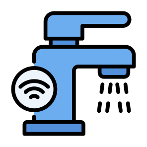 Water Tap, Sink, Sensor, Water, Control, Automation, Wireless, Electronics, Plumber icon