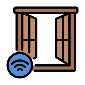 Window, Blinds, Sensor, Wireless, Smart Home icon