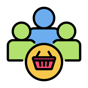 Consumer, User, Commerce, Shopping, Marketing icon