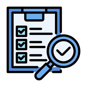 Criteria, Research, Clipboard, Survey, Applied  icon