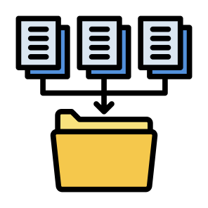 Data, Collection, Folder, Files And Folders icon