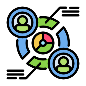 Demographic, People, Diagram, Population, Pie Chart icon