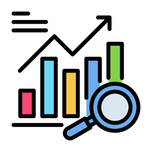 Qualitative, Analysis, Marketing, Statistic, Research icon