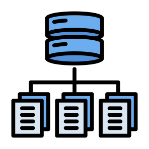 Server, Files And Folders, Information, Data, Network  icon